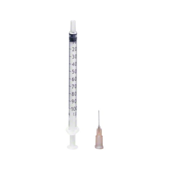 Снимка на Omnifix® трикомпонентна спринцовка за инсулин 1 мл. 100 IU с игла G 26
