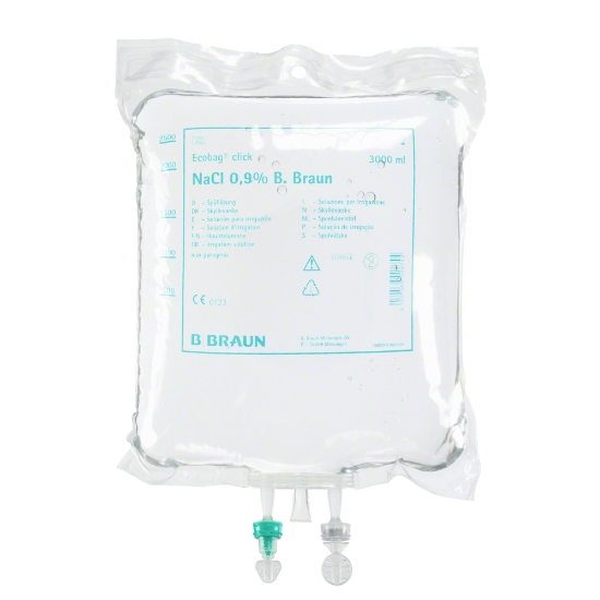 Снимка на Ecobag® NaCl 0,9% разтвор за иригация 3000мл